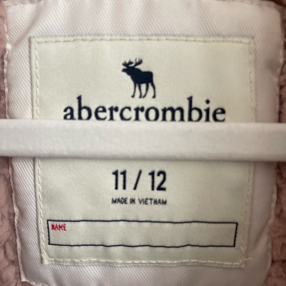 Abercrombie & Fitch Green and Pink Puffer Jacket - Picture 4 of 8